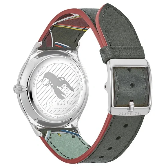 Ted Baker London BKPMHF908 Men’s Dress Watch in Black Leather Strap - Picture 3 of 14